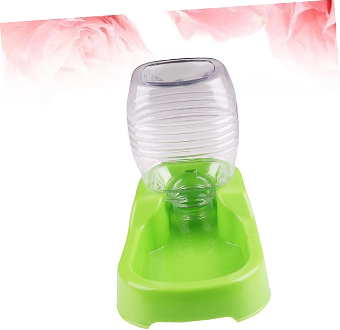 Angoily 3pcs Pet Water Feeder Bowl for Dogs and Puppies Creative Design Green Automatic Water Dispenser Convenient and Practical Pet Supplies