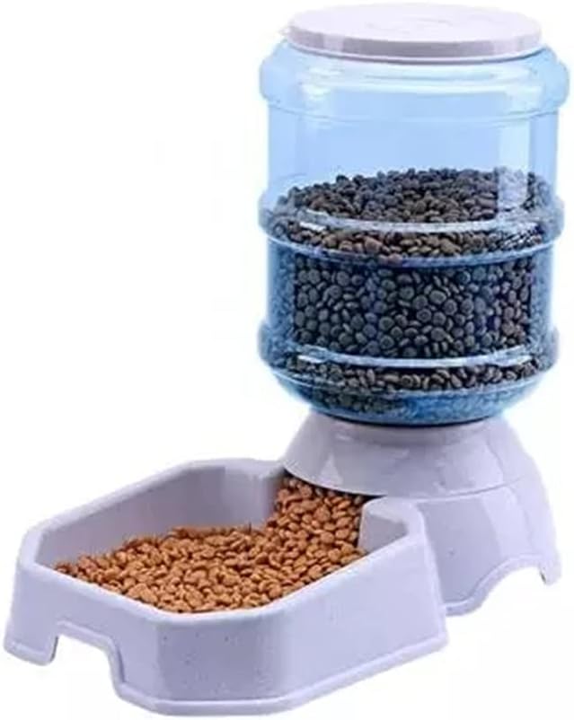 3.8L Automatic Pet Feeders Dog Drinking Bowl Large Capacity Water Food Holder Dogs Supplies (Color : A, Size : One Size) (E One size)