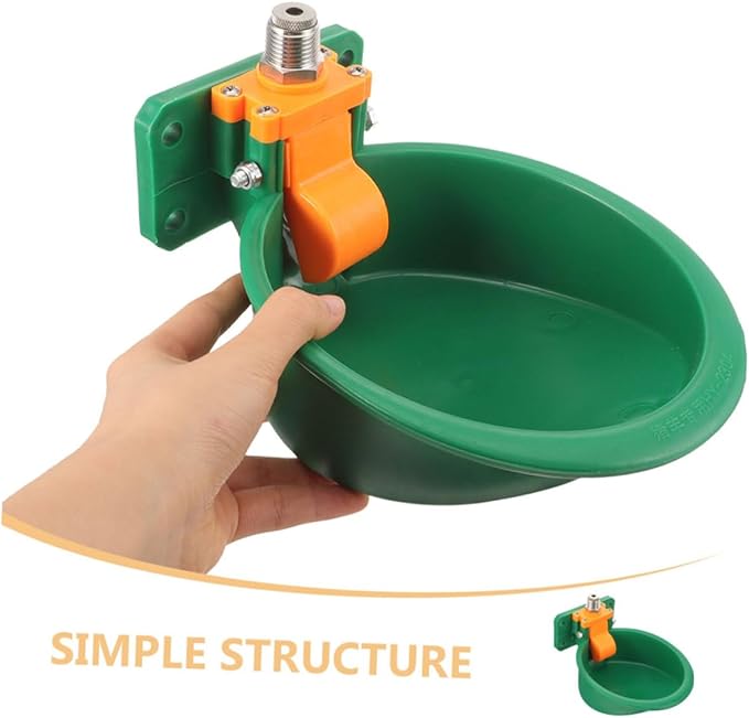 Sheep Goat Automatic Water Dispenser Horse Feeder Livestock Waterer Plastic Drinking Bowl Farm Use Easy to Clean
