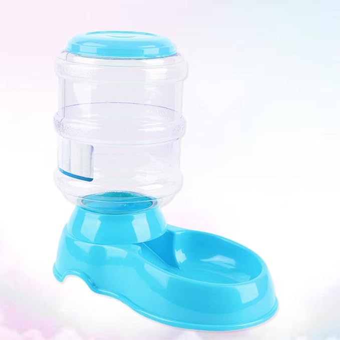 Automatic Pet Water Food Dispenser Capacity Easy to Use Feeder Bowl for Dogs Cats and Puppies