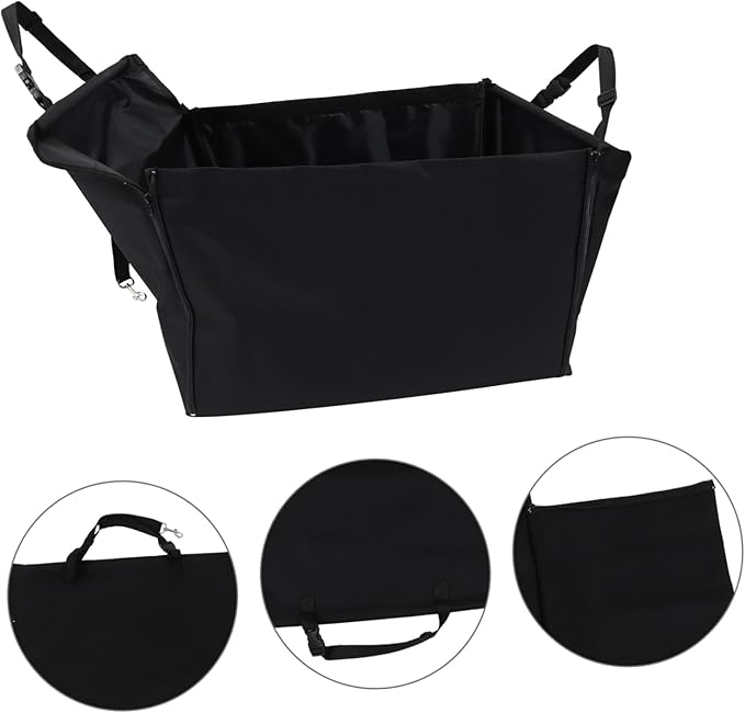 SUPVOX PET Seat Cover for Cars Waterproof PET Basket Storage Pockets Breathable and Washable Dog Car Seat for Travel Suitable for Cats and Dogs