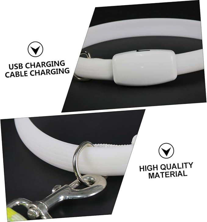 USB Rechargeable Dog Collar Night Safety Led Pet Collar for Dogs and Design for Evening Walks and Outdoor Adventures