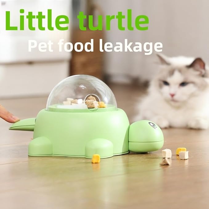 Dog Snack Auto Feeder - Dog Food Auto Feeder Toys | Snack Auto Feeder | Turtle Food Auto Feeder Toy | Interactive | for Pets, Mental Stimulation Training
