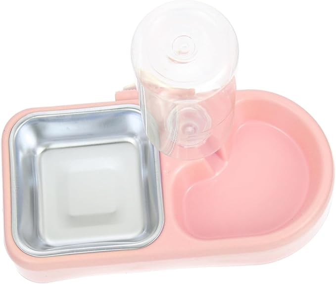 1set Hanging Automatic Pet Feeder and Water Dispenser Detachable Dog and Cat Feeding Station Convenient Wall-Mounted Bowls for Easy Installation and Cleaning Suitable for Dogs Cats