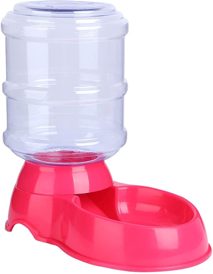 POPETPOP Dog Automatic Feeder- Pet Food Dispenser Self Dispensing Gravity Automatic Feeder for Small&Medium Pets 3. 5L ()