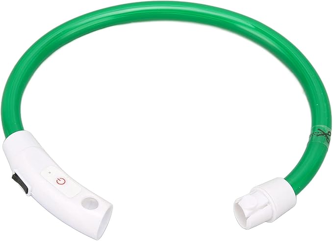 VINGVO Light Up Dog Collar, in The Dark Dog Collar Rechargeable Rechargeable Flash Dog Necklace Light Dog Collar Light LED Dog Collar Lighted Dog Collar for Large Medium Small Dogs