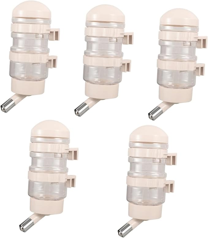 balacoo 5pcs Cat and Dog Water Bottle Dispenser Automatic Pet Waterer Pet Supply Colors Stable Hanging