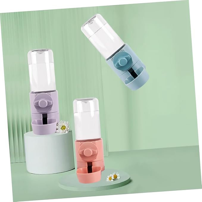 Happyyami Pet Water Dispenser Hanging Automatic Feeder Capacity for Dogs Cats and Easy Install Design for Cages