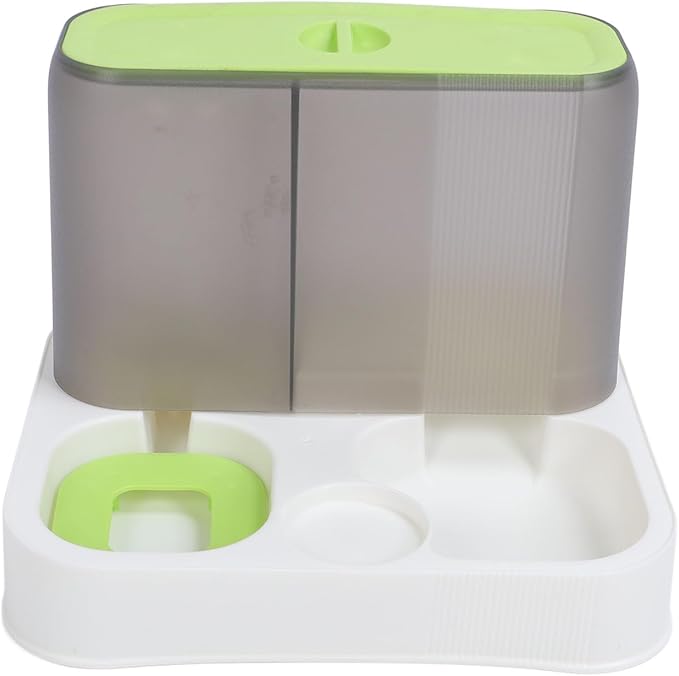 3 in 1 Pet Feeder, Automatic Cat Feeder and Water Dispenser, Self Feeder Bowl with Non Slip Base for Indoor Cats Dogs, Large Capacity Cat Food Dispenser Waterer for Pet