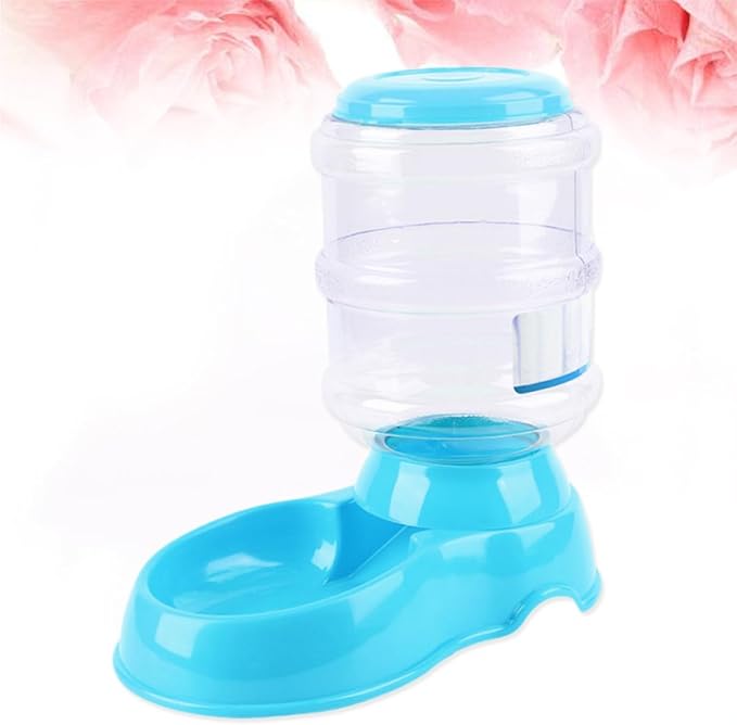 Automatic Pet Water Food Dispenser Capacity Easy to Use Feeder Bowl for Dogs Cats and Puppies