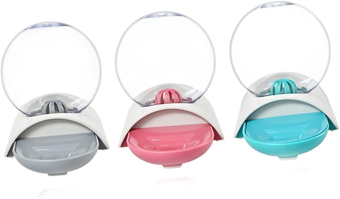 1pc Large Capacity Automatic Water Dispenser for Dogs and Cats Transparent Bubble Design Easy to Pet Water Bowl Material for Home and Outdoor Use Grey