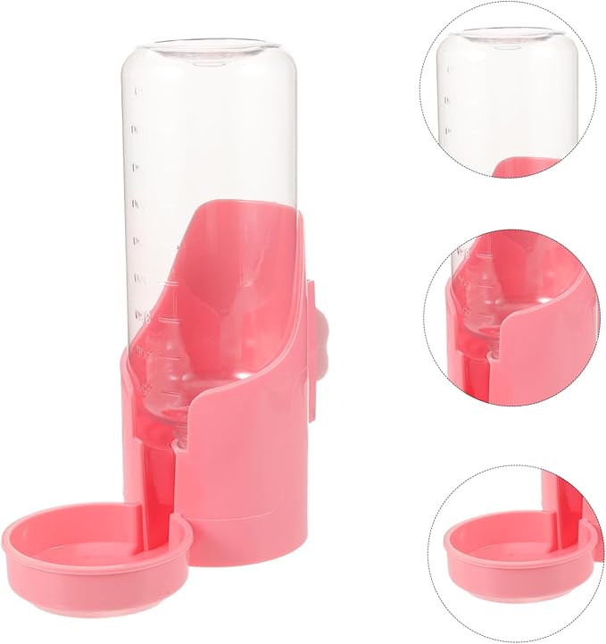 Automatic Hanging Water Feeder for Dogs Cats No-Leak Design Space-Saving Water Dispenser for Cages Elegant