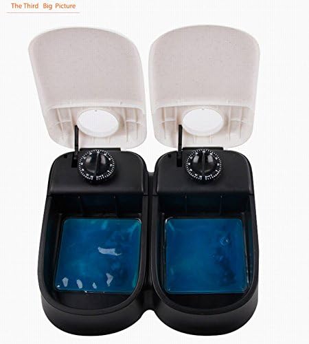 2-Meal Automatic Pet Feeder Dog Cat Feeder Bowl with Ice Pack (2-Meal)