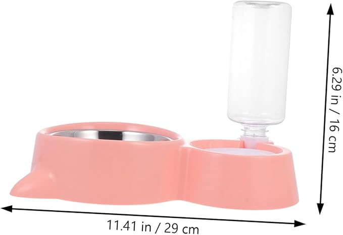 1pc Automatic Dog Water Dispenser Pet Feeder Bowl Capacity Detachable Design for Cats and Dogs Cat Ear Shape