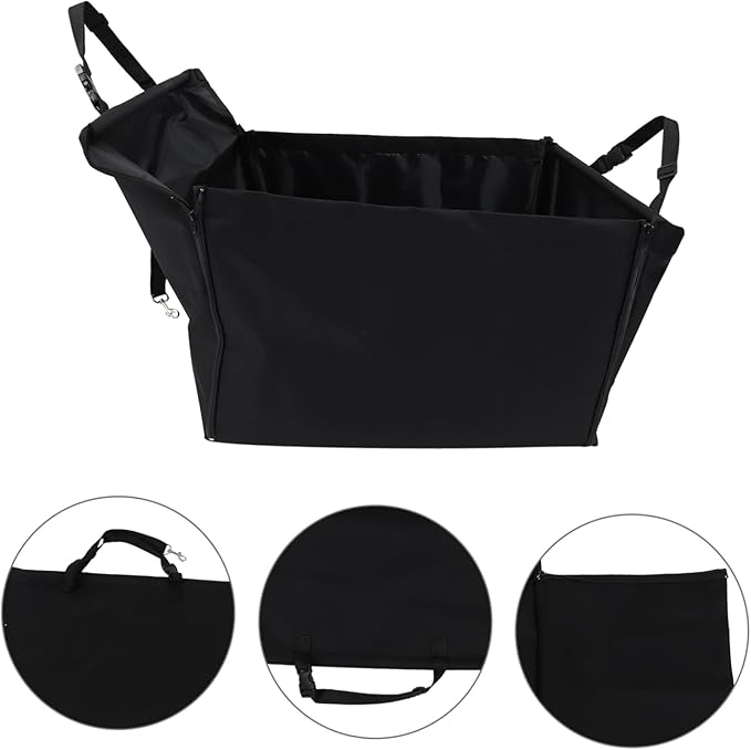 Car PET Seat Cover Breathable Waterproof PET Cushion for Dogs and Cats Portable Dog Car Seat Non-Slip Backing and Storage Pockets