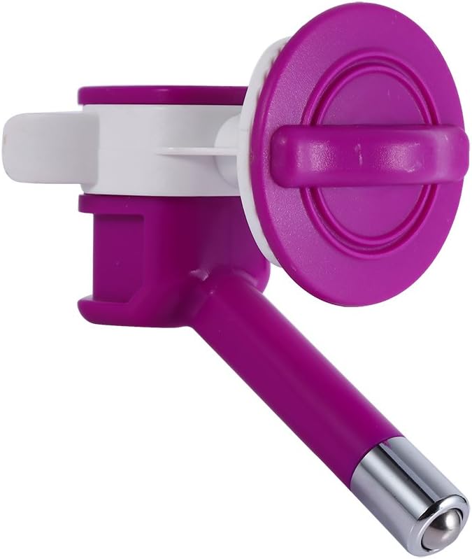 Pet Dispenser for Dogs and Cats with Stainless Steel Nozzle Fits Standard Bottles or Wall Mount Included for Indoor Outdoor Use