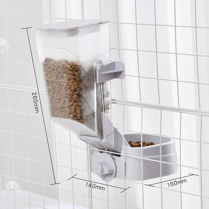 XISAOK Automatic Dog Feeder for Cat Hanging Auto Food Dispenser Large Capacity Pet Feeding Solution/Small Dogs 3 Color