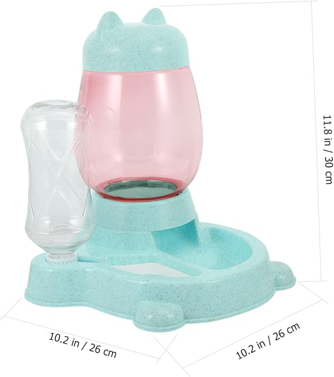 SUPVOX Automatic Cat Dog Water Feeder Bowl Pet Drinking Fountain Easy Clean Portable Cat Dog Bowl Feeder