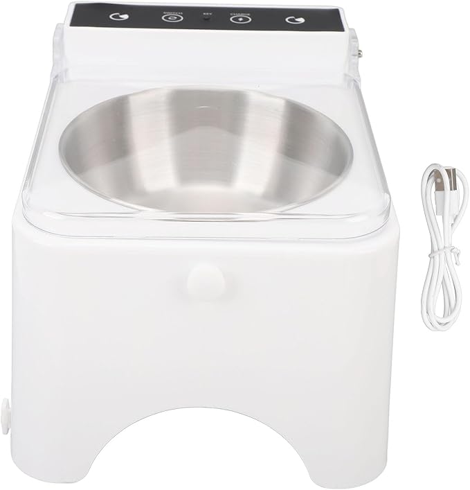 Automatic Intelligent Cat Dog Feeder Bowl, Smart Pet Feeder with Sensing Technology for Cats and Dogs, High Strength Materials, Lid Design, Raised Eating Angle (Style 1)
