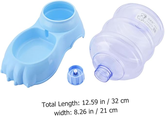 Kisangel Automatic Pet Feeder and Water Dispenser Large Capacity Lightweight Non-Slip Design for Cats and Dogs Easy to Use Health-Safe Material