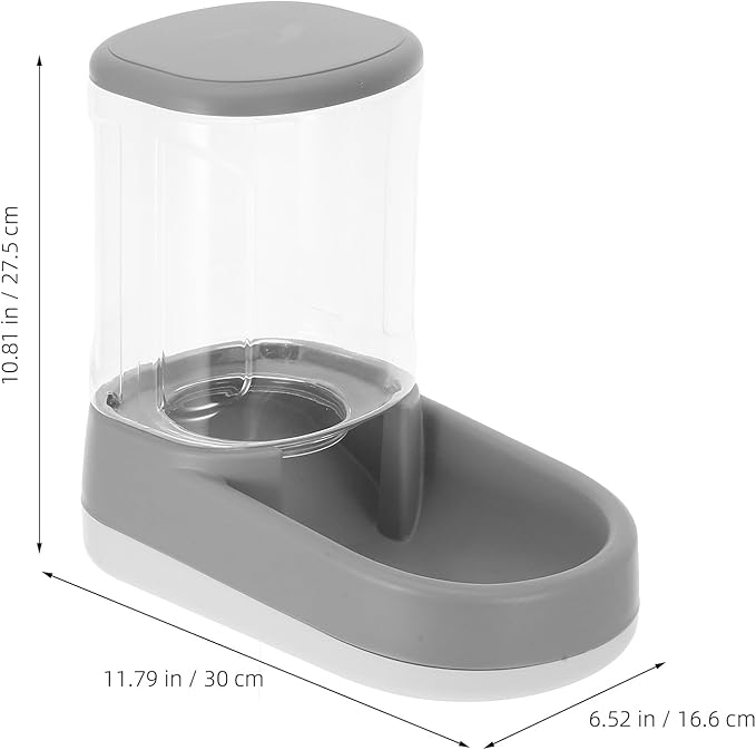 Automatic Pet Feeder and Water Dispenser Gravity Feeder Dog Food Storage Container Extra Large Capacity for Dogs and Cats Indoor Feeding Supplies