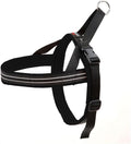 ComfortFlex Sport Dog Harness – No-Choke, Fully Padded, Non-Chafing Harness with Control Handle – Reflective, Lightweight, Adjustable for Active Dogs - XLarge, Raven Black