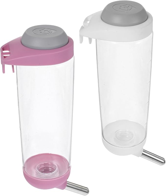 2pcs Pet Water Bottle Automatic Dog Cat Feeder Water Dispenser Pet Feeding Tool Cage Accessories