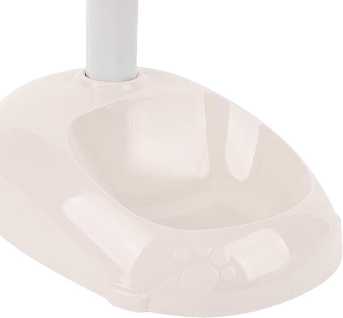 Haofy Elevated Water Dispenser for Pets with Height Adjustable 500ml Automatic Feeder Capacity and Easy to Clean Anti Leakage and Design for Puppies Ideal for Home, Travel and Training (M)