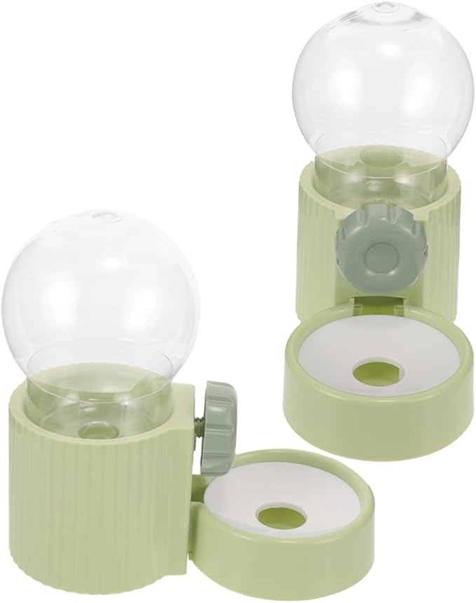 2pcs Automatic Pet Water Feeder Cage Suspended Dog and Cat Drinking Device for Convenient Hydration Easy Install and Compact Design for Tidy Spaces