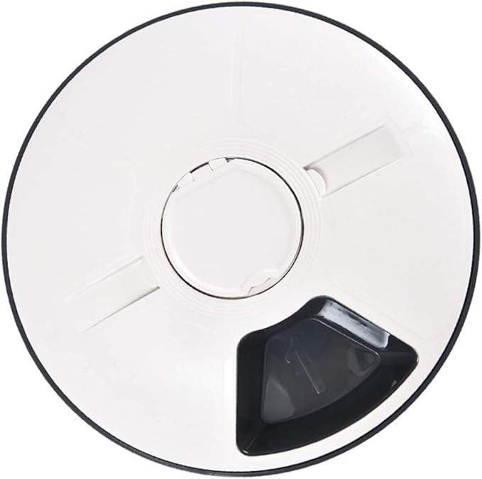 Sosoport Timed Auto Pet Cat Feeder Meal Capacity Control for Cats and Dogs Easy to Grey and Design Automatic Feeding