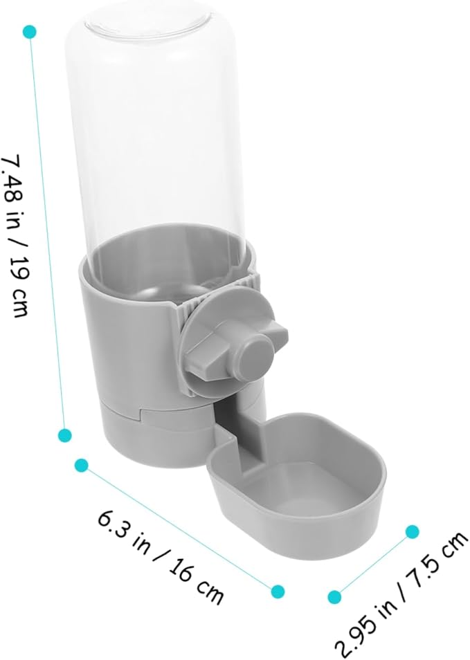 Hanging Water Dispenser for Large Dog Automatic Feeder No Spill Bowl for Rabbit
