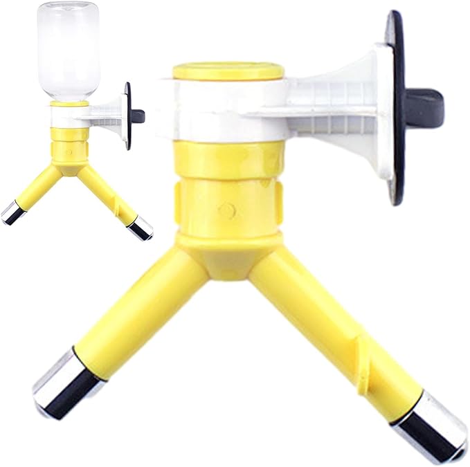 Pet Water Feeder - Portable Anti-Leaking Water Dispenser - Multifunctional No-Drip Dispenser Fountain Reusable Automatic Dogs Feeder Nozzle for Dogs
