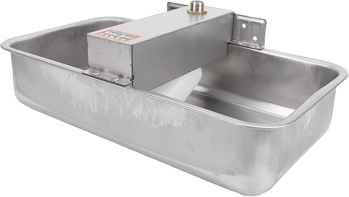 Tnfeeon Dog Automatic Water Dispenser Stainless Steel Continuous Pet Bowl 13.39x8.86 Inch for Home and Outdoor Use Automatically Refreshes Water Ensuring Hydration Easy to
