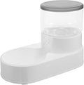 Veemoon Automatic Pet Feeder Bowl for Dogs and Cats Anti-Spill Food Dispenser with Self-Filling Function Grey Food Bowl Feeding Supplies
