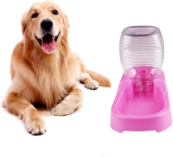 FRCOLOR 3pcs Pet Water Feeder Bowl Creative Automatic Drinking Tool for Dogs and Puppies Unique Non- Design Easy to Safe Material for Home and Pet Shops