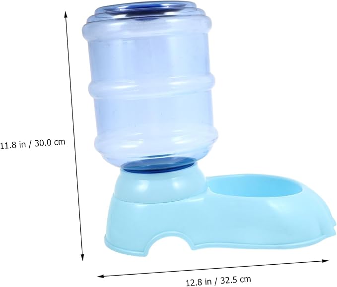 BESPORTBLE Automatic Dog Water Bowl and Feeder Pet Water Dispenser Deepened Trough for Easy to Compact for Cats and Dogs Random Color