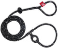 Harness Lead No Pull Dog Harness and Leash Set, Anti Pull Dog Harness for All Breeds and Sizes, One-Piece Cushioned Rope Design Safely Prevents Escaping and Pulling (Medium/Large, Black/Reflective)