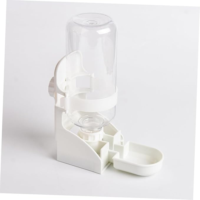 Automatic Pet Water Feeder Wall-Mounted Drinking Tool for Cats Dogs Pigeons Eco-Friendly Design Convenient Practical Water Dispenser White