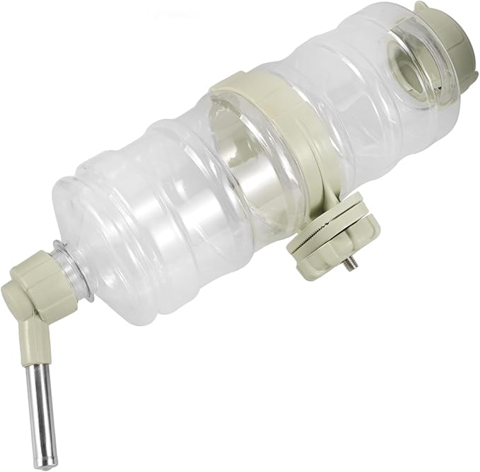 GANAZONO Automatic Pet Water Dispenser Leak Water Feeder for Dogs Cats Rabbits and Small Animals Hanging Water Bottle for Crates Easy to Install and