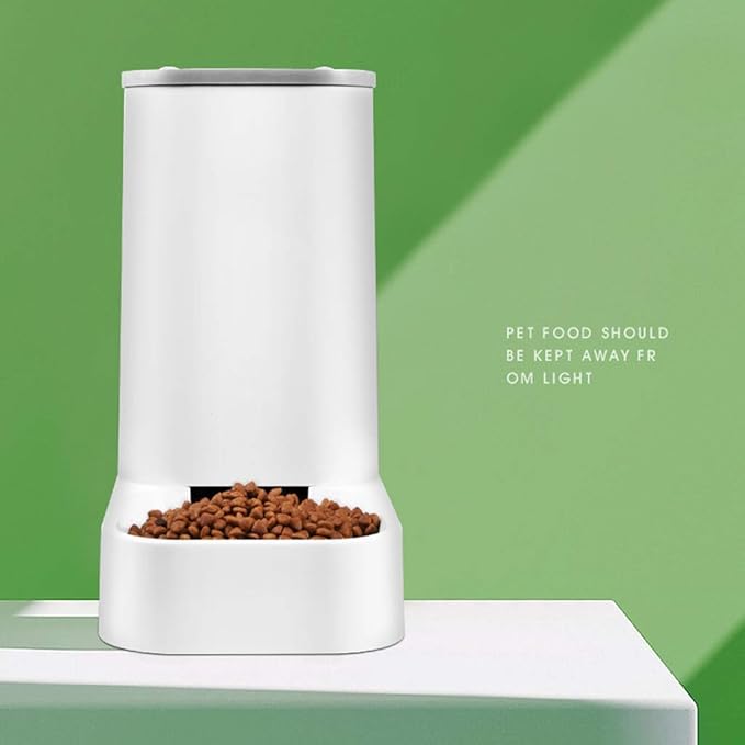 Automatic for Feeder Kibble Dispenser Large Capacity for Small Medium Large Dog Pets Puppy Kitten Easy to Use