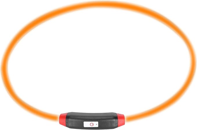 Light Up Dog Collar, Collar for Dogs USB Rechargeable LED Collar Glowing Pet Collar for Medium Small Dogs in The Dark Dog Collar for Night Walking Lighted Dog Collar