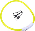 Yardwe Led Dog Collar Flashing for Night Safety USB Rechargeable Pet Collar Clip Reflective Harness for Dogs Puppies