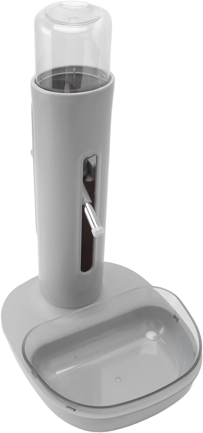 Pet Dispenser Bowl with 480ml Bottle Automatic Feeder for Dogs and Cats Detachable Design Ideal for Pet Feeding and Drinking Convenient Wate Ply