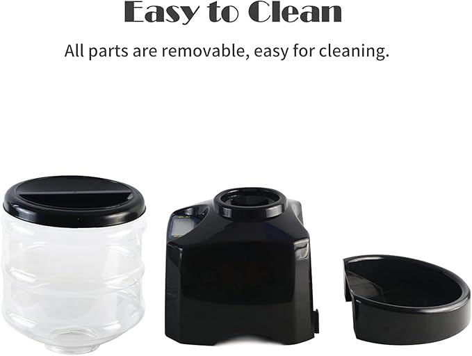 5.5L Automatic Pet Feeder Smart Pet Feeder Timed Dog Cat Food Dispenser Timer Programmable 1-3 Meals 12 s Control Voice Recorder for Dog Cat Small Medium Pets