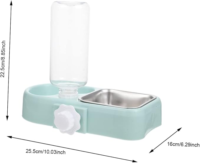 1Set Automatic Water Dispenser for Dogs and Cats Detachable Transparent Design Material Easy to Pet Feeder for Dogs Cats and Rabbits Pet Supply