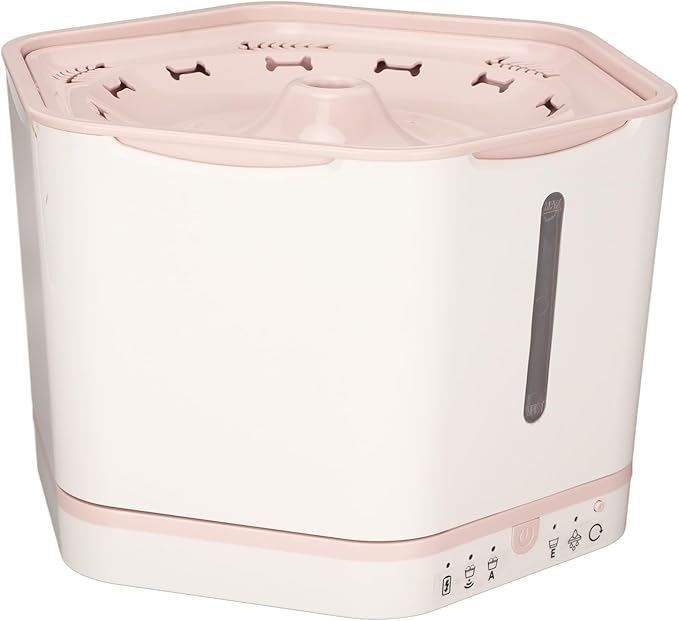 FILFEEL Automatic Induction Pet Dispenser with Large Capacity and Intelligent Features for Cats and Dogs (Pink)