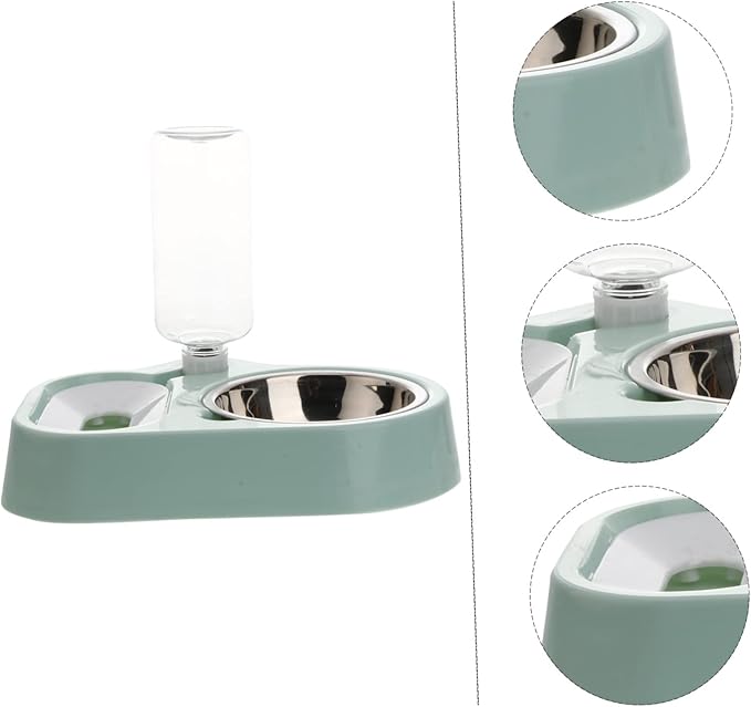 BESPORTBLE Pet Water Fountain Automatic Feeder Bowl Food-Grade Plastic Easy to Clean for Dogs Cats
