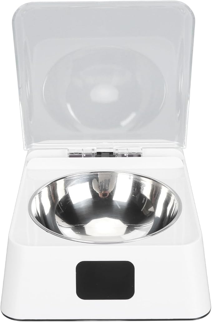 Automatic Pet Feeder, Cat Food Dispenser with Infrared Sensor and Removable Bowl, Smart Pet Feeder for Cats, Rabbits & Small Dogs