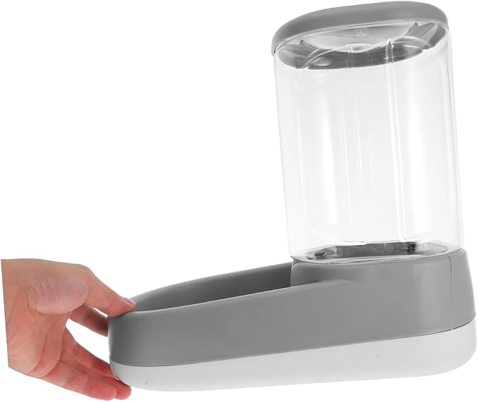 VANZACK Pet Automatic Water Dispenser and Food Feeder Quiet Scheduled Feeding Station for Cats and Dogs Portions Food-Grade Material Elegant Design