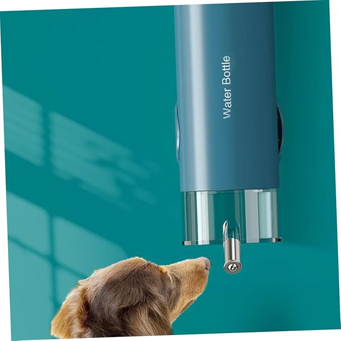 Happyyami Outdoor Dog Water Dispenser Pet Automatic Feeder 550ml Hanging Waterer for Travel